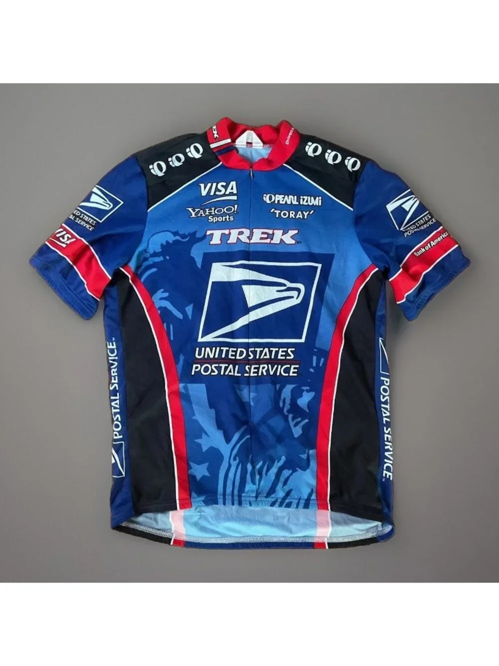 Vintage USPS Pearl IZumi Trek Cycling Jersey Men’s XL USA Postal Service Bike